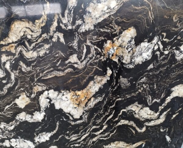 GRANIT TITANIUM GOLD 2 CM - POLER + SKÓRA