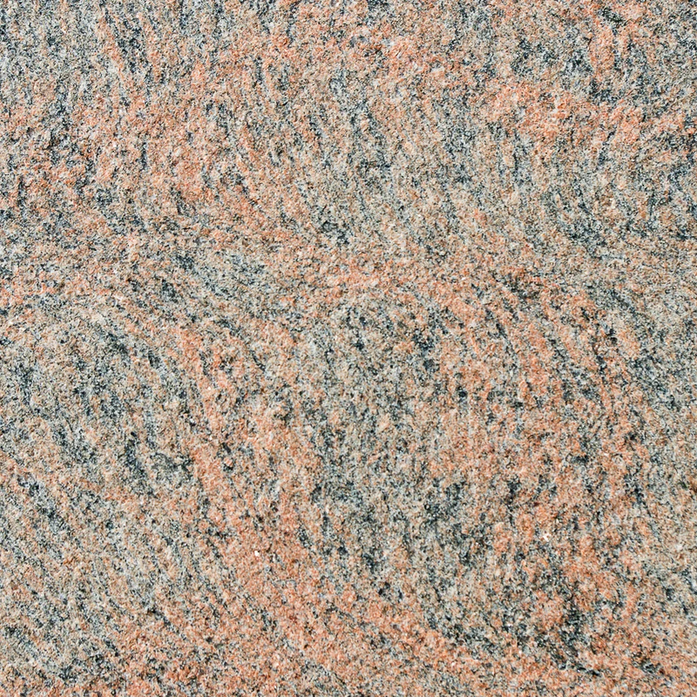 GRANIT MULTICOLOR RED 40X40X1 CM - PŁOMIENIOWANE